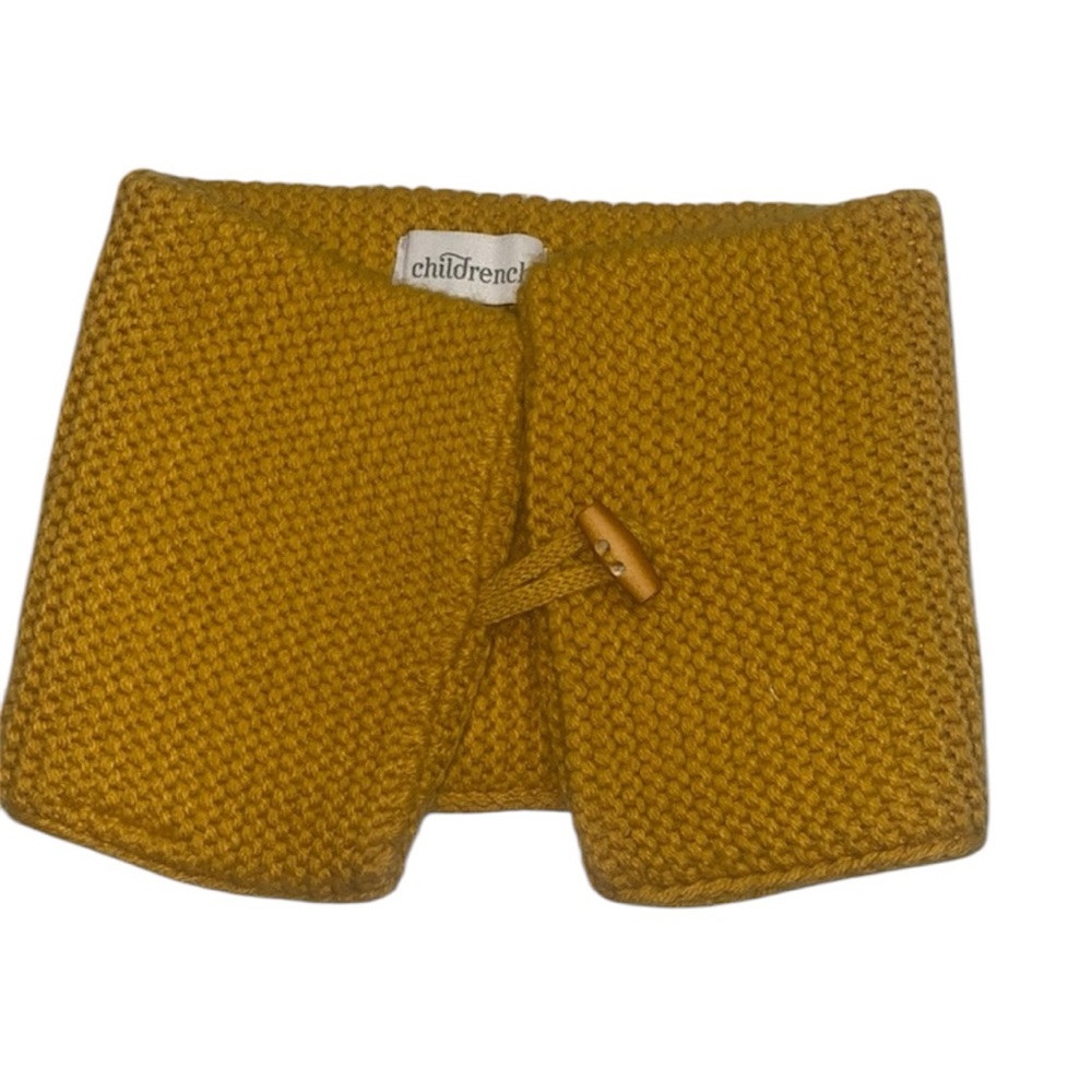 Childrenchic chunky mustard yellow scarf